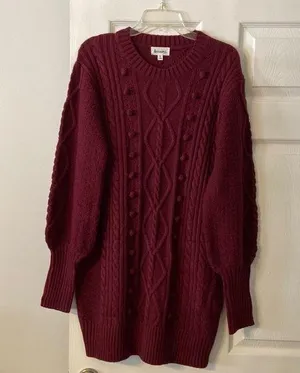 Merci Oversized Sweater size S excellent condition long 35” thumbnail 1