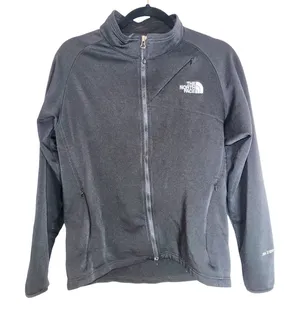 The North Face‎ Women's TKA Stretch Full-Zip Jacket – Black – Size Large (L) thumbnail 1