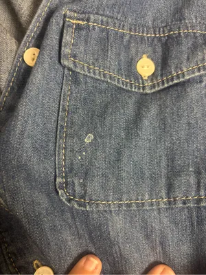 Talbots Denim Shirt Dress Size 8 Sleeveless Button Front Utility Y2K thumbnail 4