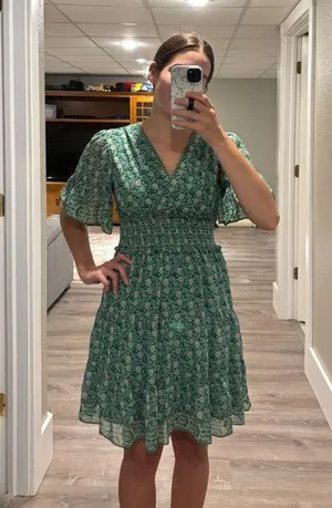 Max Studio Green Dress thumbnail 3