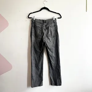 Abercrombie &‎ Fitch Ankle Straight Ultra High Rise Gray Black Jeans Women 27/4R thumbnail 3