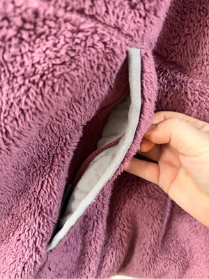 Women’s Carhartt Plum Sherpa Half-Zip Pullover Size XL thumbnail 4