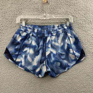 Lululemon Hotty Hot Shorts Low Rise 2.5" Mini Blush Blossom Athletic Gym Women 8 thumbnail 2