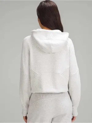Lululemon Scuba Oversized Half-Zip Hoodie Plush light gray silver medium / Large thumbnail 4