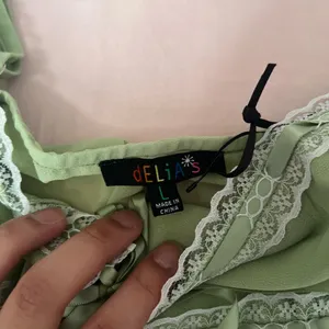 dELiA*s Green Lace Trim Camisole thumbnail 3