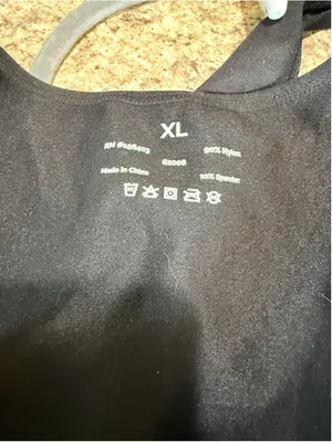 Women's Unbranded Black Tank Top Size XL thumbnail 4
