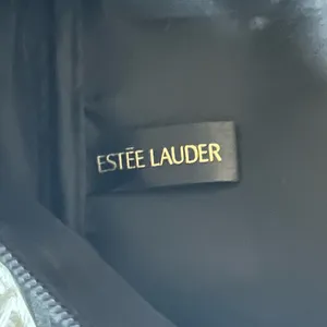 Estée Lauder makeup bag black diamond print thumbnail 6