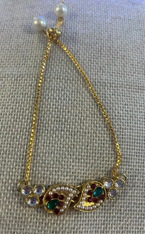 Z204 bracelet gold tone fashion jewlery thumbnail 1