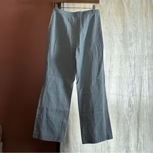 Mara Hoffman Hemp Organic‎ Cotton Arlene Pants Flare Leg Crop Green $362 Size 4 thumbnail 7