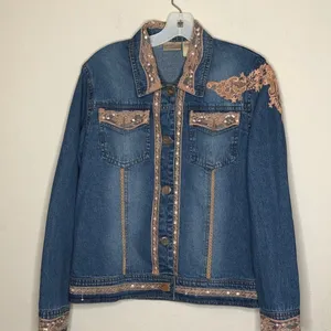 Vintage Passports Denim‎ Jacket Blue thumbnail 5