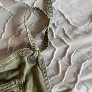 NWOT American Eagle Railroad Baggy Overall Shorts thumbnail 4