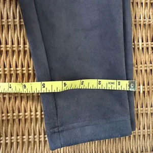 White House Black Market Gray leggings size 4 suede like feel thumbnail 5