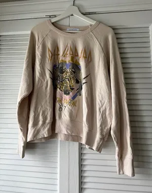 REVOLVE DAYDREAMER Vintage Feel Def Leppard On The Prowl‎ 1987 Sweatshirt Sz M thumbnail 1
