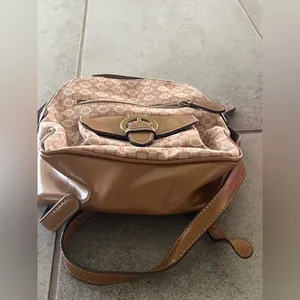 Nine West Y2k vintage Brown  mini  backpack thumbnail 4