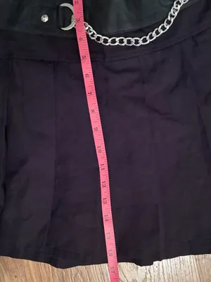 Royal Bones Daang Goodman Pleated Mini Skirt Size M Chain Belt Y2K Goth Punk thumbnail 4