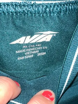 Avia Women's Active Skort with Curved Hem Deep Teal Size XL (16-18) thumbnail 2