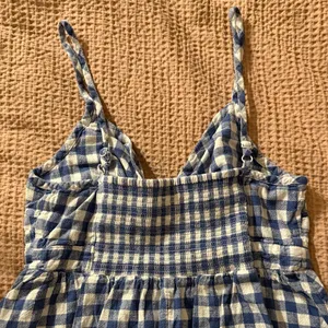 Blue and White Gingham Dress thumbnail 9