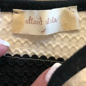 ALTAR’D STATE BLACK WHITE Business casual STRIPED SKIRT S thumbnail 5