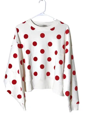 Polka Dot 2 Piece Set – Zenana Fleece Pullover & Shorts thumbnail 4