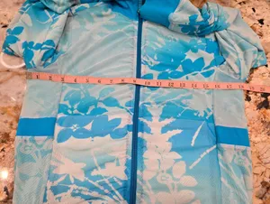 Lululemon Reversible Raja Jacket blue floral print L 8 thumbnail 3