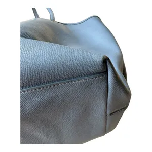 Coach Crossgrain Leather Taxi Street Zip Tote Sky Blue W/ Hangtag XL Purse Flaws thumbnail 12