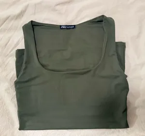 ZARA Green Top thumbnail 1