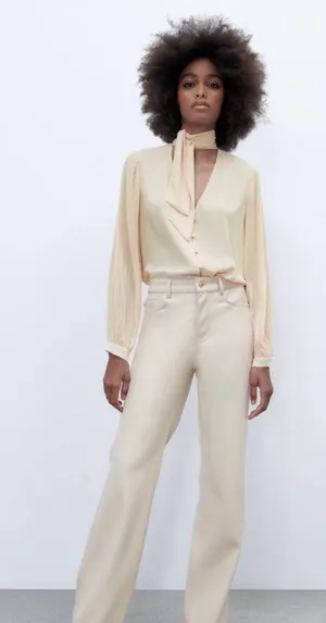 ZARA Leather Pants thumbnail 1