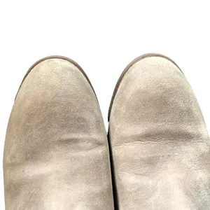 Lauren Ralph Lauren Mehira Leather Suede Booties Sz. 7.5 Tan Brown Equestrian thumbnail 5
