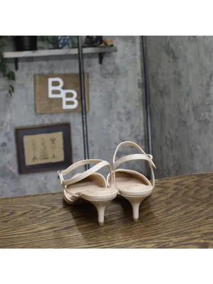 NWT Bandolino Rose Pointed Toe Kitten Heel Pump BNROSE3 Ivory Off White 8M thumbnail 10