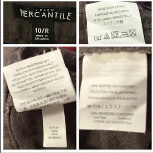 J.Crew Mercantile Skinny Ankle Pants Taupe Grey 10R thumbnail 6