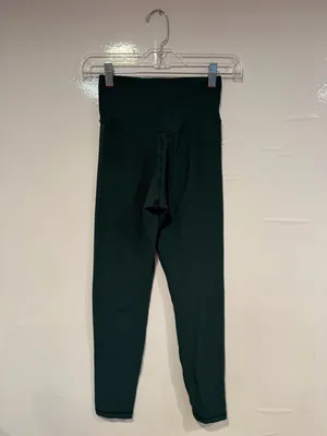 Green crossover waffle knit aerie offline‎ leggings thumbnail 4