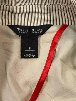 White House Black Market Taupe Blazer with Notch Lapel Size 8 thumbnail 5