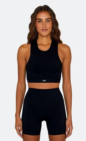 Set Active High Neck Sports Bra thumbnail 1