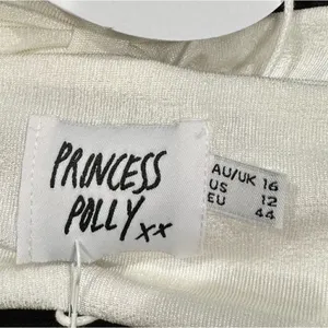 NEW Princess Polly Soleil Long Sleeve Top White Women’s 12 thumbnail 3