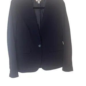 Bar III Size 4‎ Navy Blue Career Wear Office Viscose Blend One Button Blazer thumbnail 3