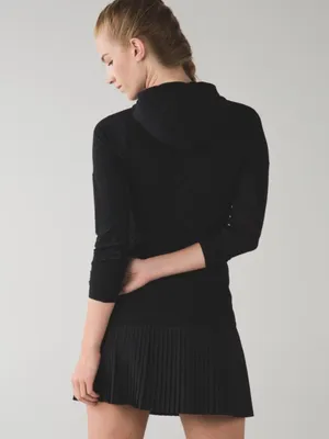 Lululemon Runbeam Hoodie in Black Athletic Long Sleeve Shirt Size 12 thumbnail 2