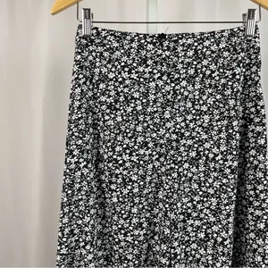 Boho Small Ditsy Floral Daisy Wide Leg 60's Flare Pants Hippie Retro thumbnail 6