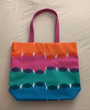 NWOT colorful Clinique beach tote thumbnail 1