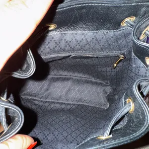 Gucci Black Leather Bamboo Mini Backpack thumbnail 12