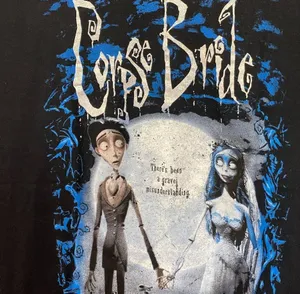The Corpse Bride Emily & Victor Tim Burton T-Shirt 2XL thumbnail 2