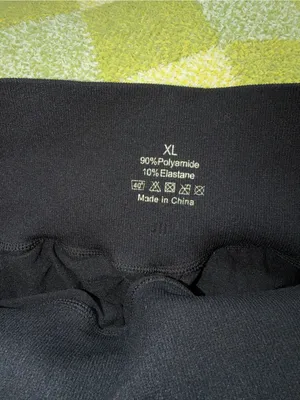 High Waist Black Bike Shorts thumbnail 4