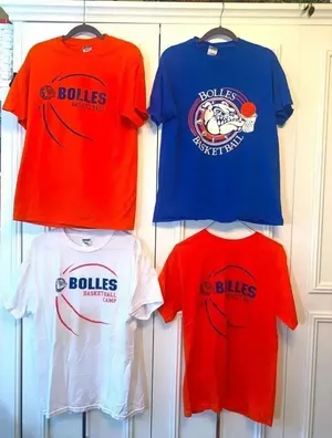 Set‎ 4 Bolles School Basketball tshirts EUC thumbnail 1