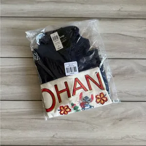 Disney Stitch Ohana Surf Quarter Zip Crew Navy Various Sizes NWT IN PACKAGE thumbnail 11