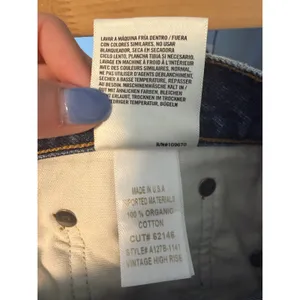 AGOLDE Vintage High Rise Jeans size 31 Medium Wash 100% Cotton thumbnail 8