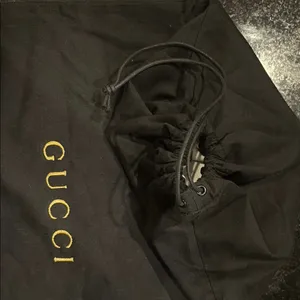 Gucci Black and Gold Embroidered Dust Bag thumbnail 5