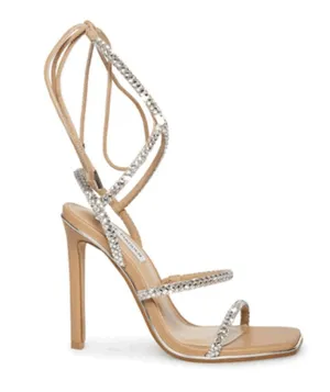 Steve Madden Tan Strappy Heels thumbnail 1
