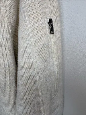 Patagonia Better Sweater 1/4 Zip Fleece Medium Birch White Cream Pullover thumbnail 10