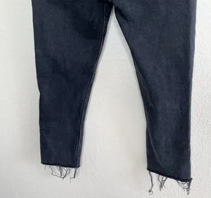 Re/Done Originals Black High Rise Ankle Crop Denim Jeans Size 25 thumbnail 2