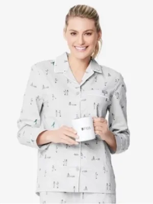 Figs Night Shift Pajama Top Size Medium thumbnail 11