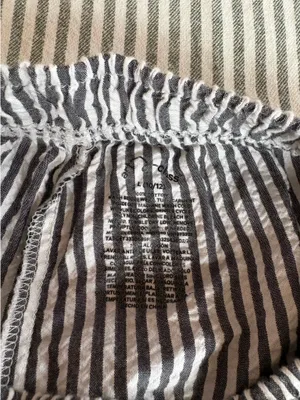 Striped Shorts Gray Size XS thumbnail 3